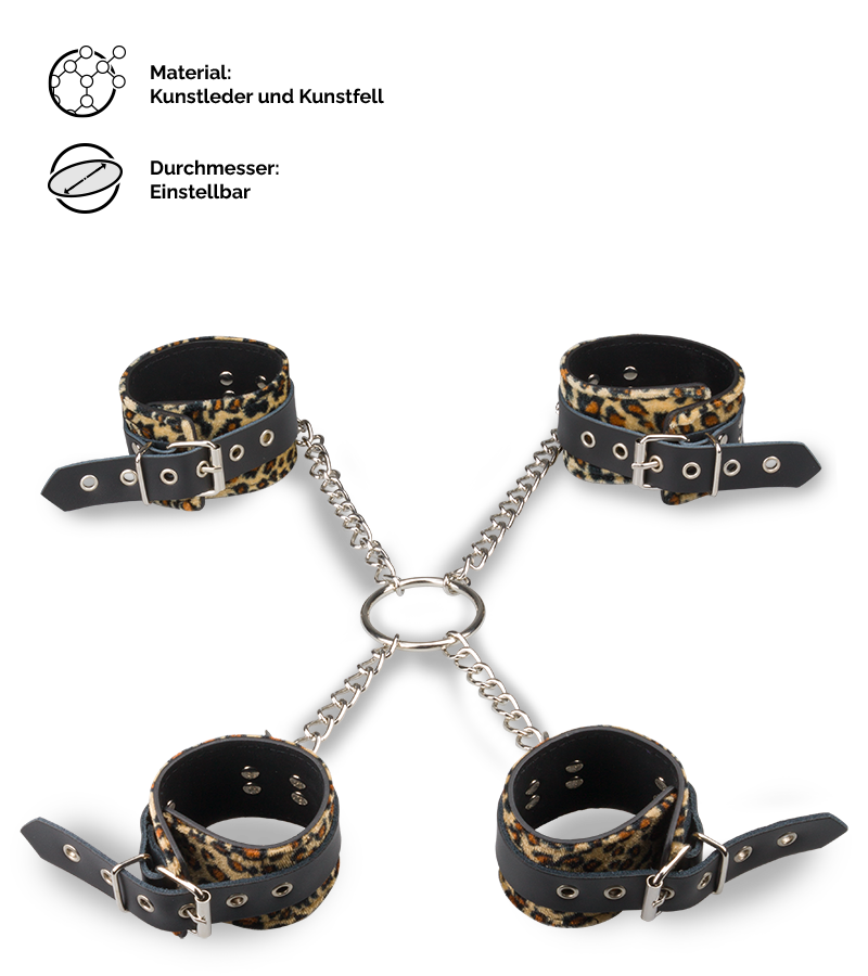 Kreuzfessel für Hand- &amp; Fußgelenke