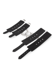 Laden Sie das Bild in den Galerie-Viewer, Kreuzfessel für Hand- und Fußgelenke aus Kunstleder