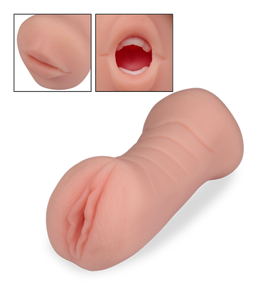 Manueller Masturbator mit Mund und Vagina Beverly