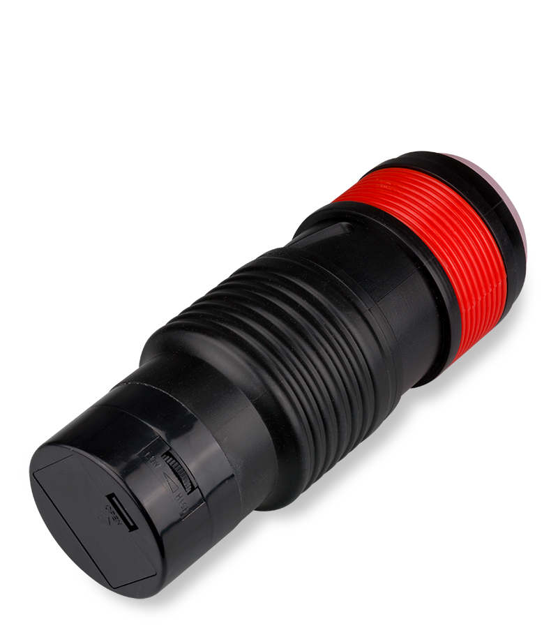 Manueller Teleskop-Masturbator mit Mund-Öffnung