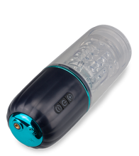 Laden Sie das Bild in den Galerie-Viewer, Masturbator mit Stoß- und Rotationsfunktion und Gelenk-Saugfuß Ricardo