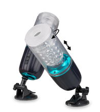 Laden Sie das Bild in den Galerie-Viewer, Masturbator mit Stoß- und Rotationsfunktion und Gelenk-Saugfuß Ricardo