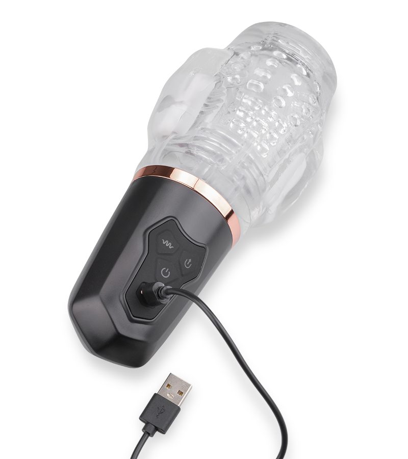 Masturbator mit Vibration und Saugfunktion Again