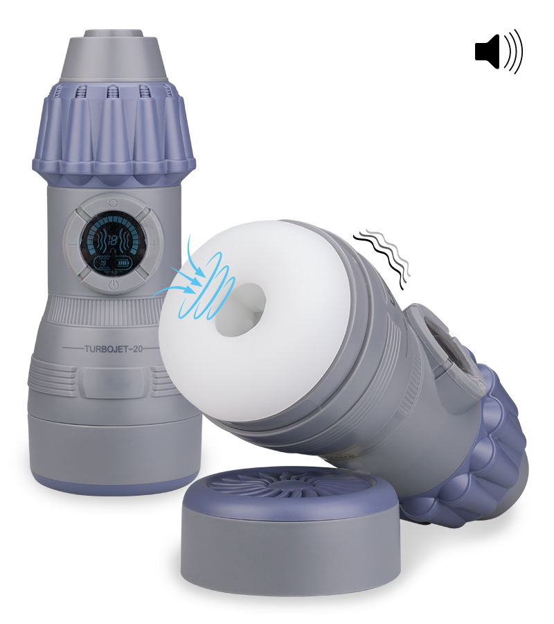 Masturbator mit Vibration und Saugfunktion Turbojet