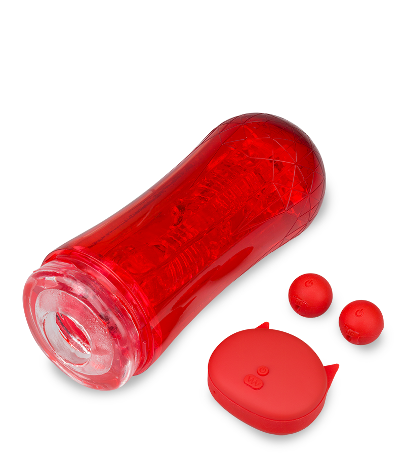 Masturbator mit vibrierenden Kugeln Skylight