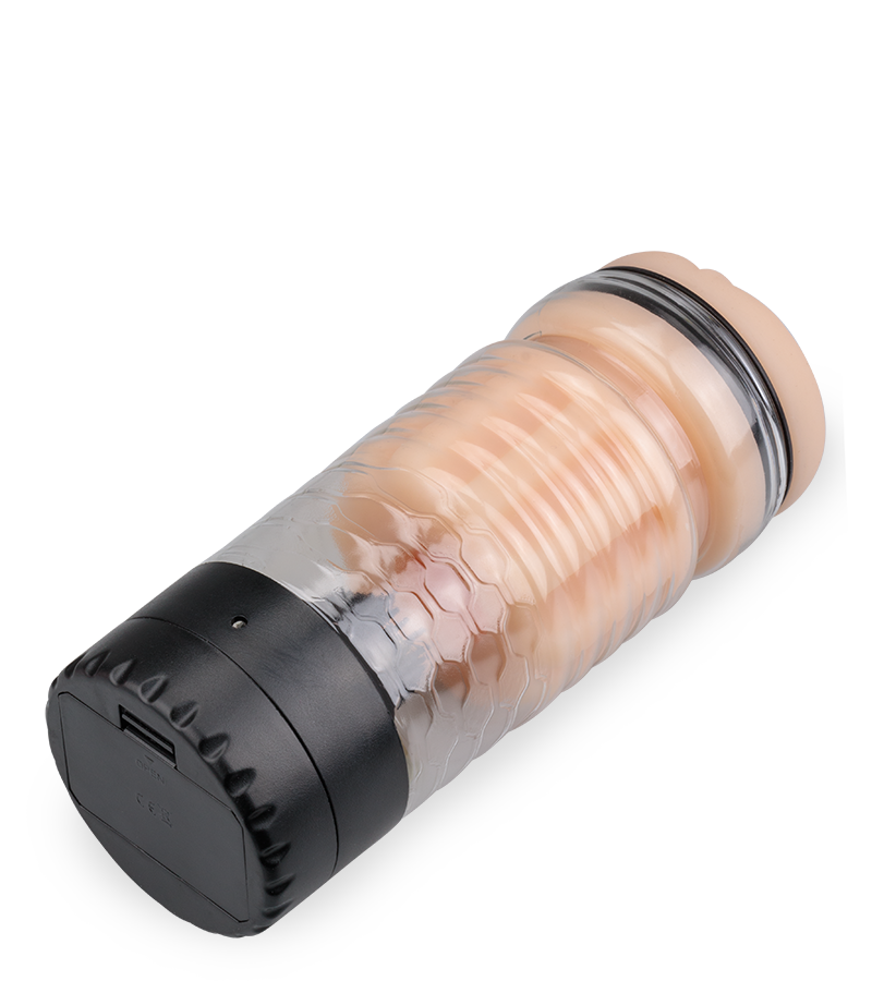 Masturbator mit vibrierender Zunge