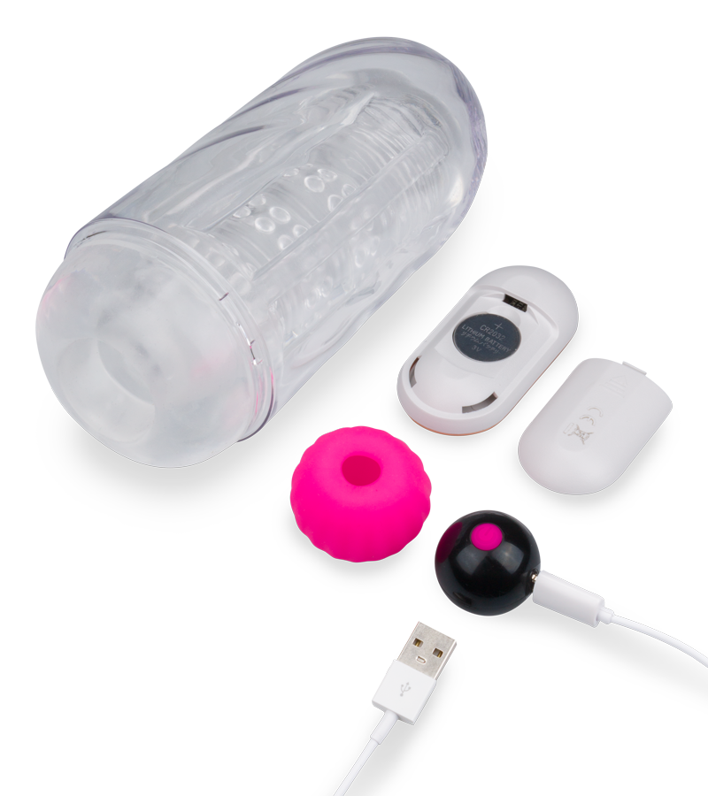 Masturbator mit Vibro-Bullet Overnight