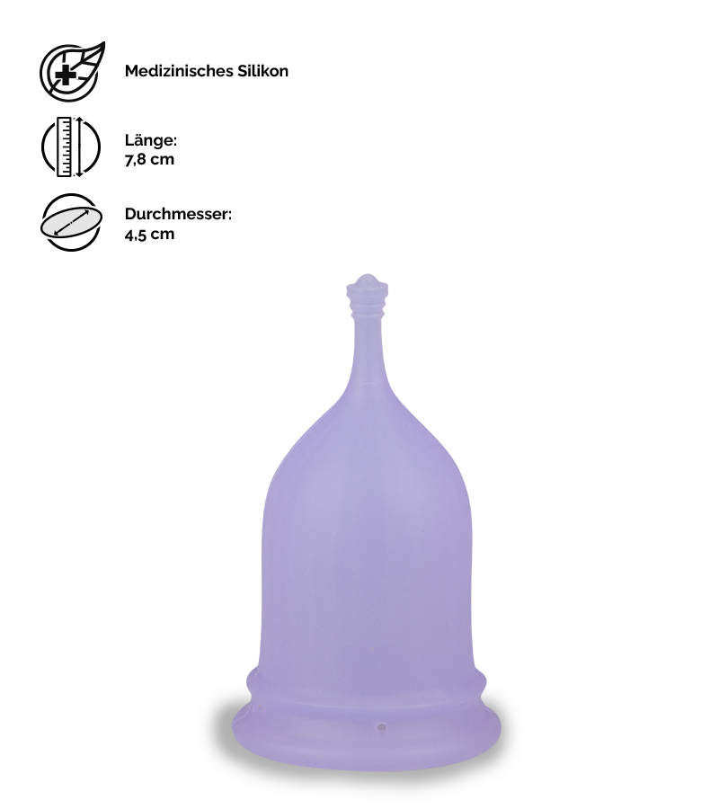 Menstruationstasse Poppycup 3 Größen