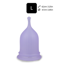 Laden Sie das Bild in den Galerie-Viewer, Menstruationstasse Poppycup 3 Größen