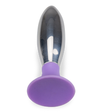 Laden Sie das Bild in den Galerie-Viewer, Metall-Analplug mit Saugfuß 10 cm