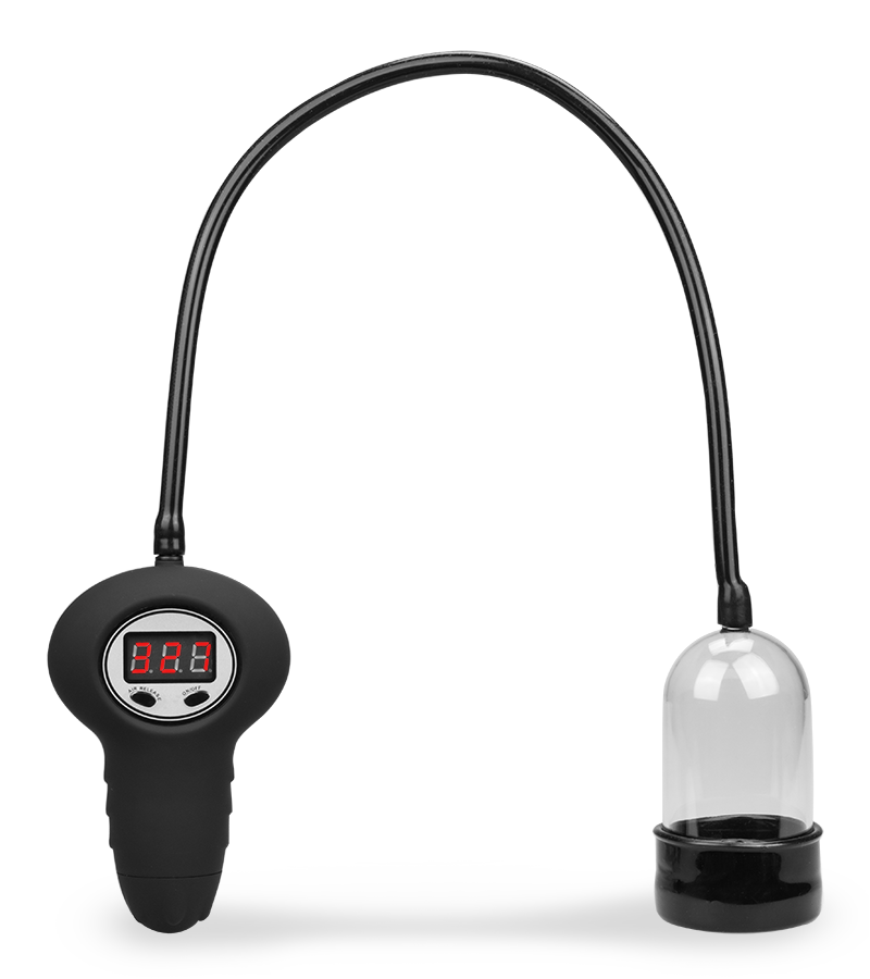Mini-Penispumpe mit starkem Saugeffekt und LCD-Display