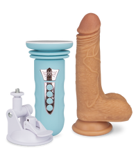 Laden Sie das Bild in den Galerie-Viewer, Mini-Sexmaschine mit Saugnapfdildo