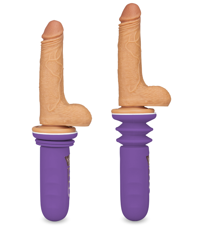 Mini-Sexmaschine mit Saugnapfdildo
