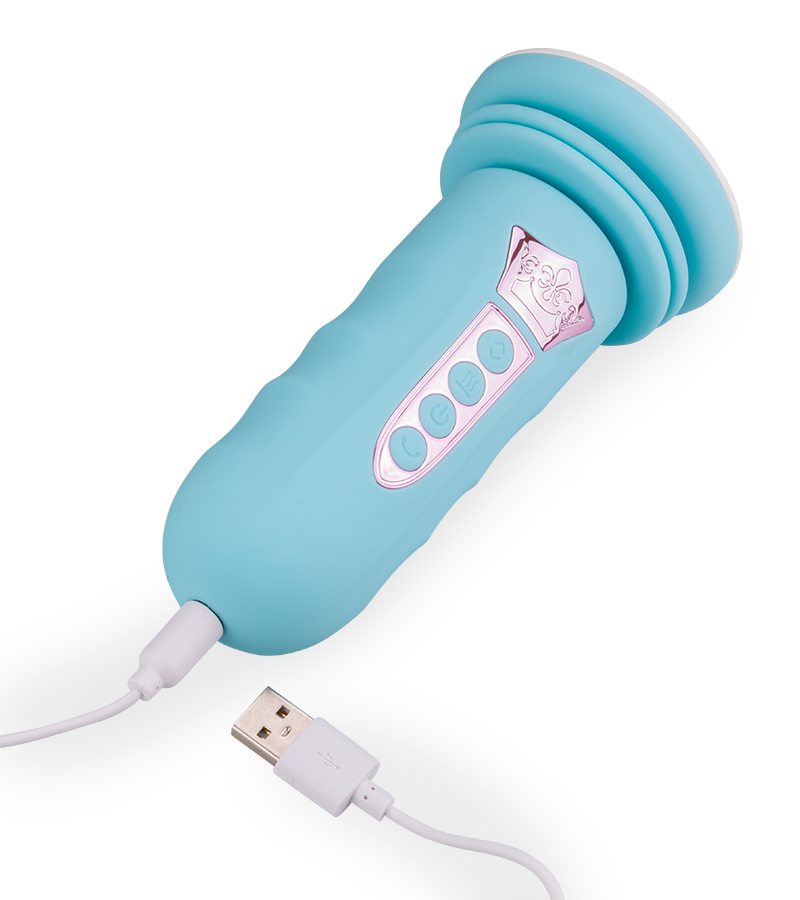 Mini-Sexmaschine mit Saugnapfdildo