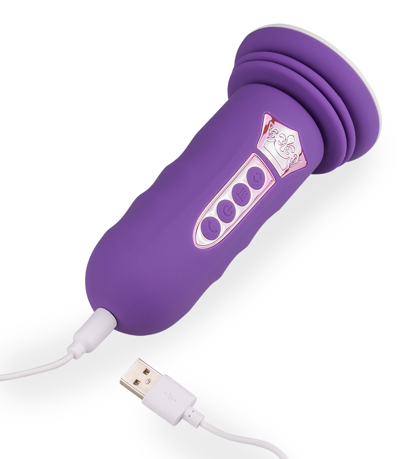 Mini-Sexmaschine mit Saugnapfdildo