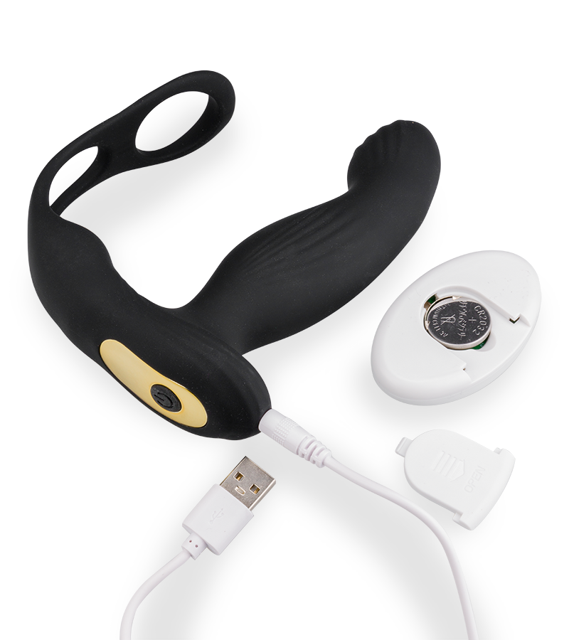 Multifunktionaler Prostata-Stimulator mit Cockringen Hubert