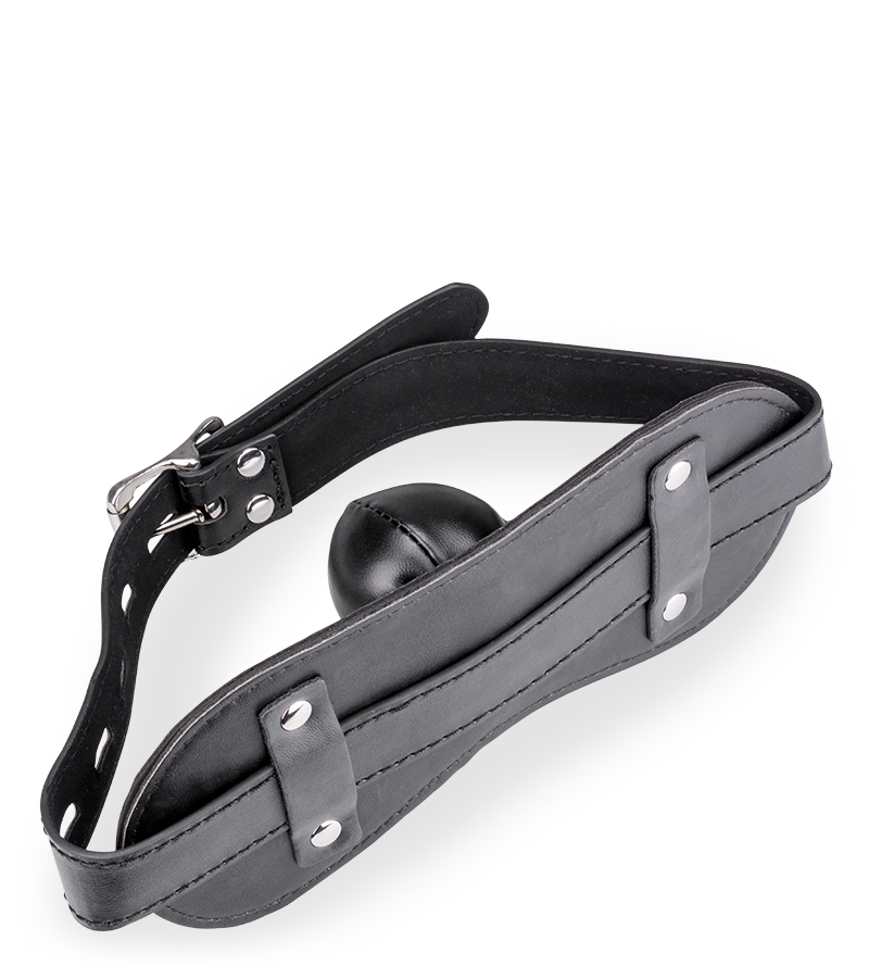 Mundknebel aus 100 % Kunstleder