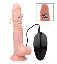 Laden Sie das Bild in den Galerie-Viewer, Naturdildo mit Rotation und Stoßfunktion