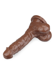 Laden Sie das Bild in den Galerie-Viewer, Naturdildo mit Saugnapf 18,5 cm