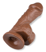 Laden Sie das Bild in den Galerie-Viewer, Naturdildo mit Saugnapf 19 cm