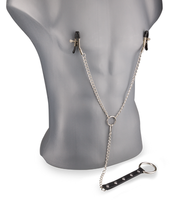 Nippelklemmen + Metall-Penisring
