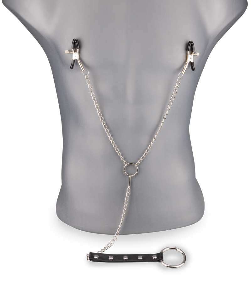 Nippelklemmen + Metall-Penisring