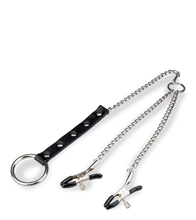 Laden Sie das Bild in den Galerie-Viewer, Nippelklemmen + Metall-Penisring