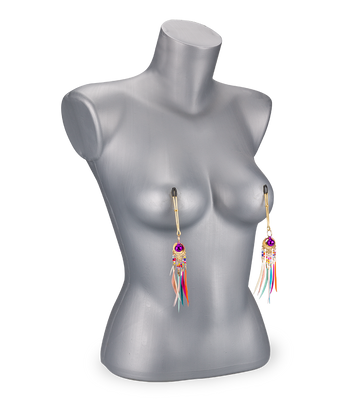 Nippelklemmen mit Glöckchen Rio