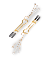 Laden Sie das Bild in den Galerie-Viewer, Nippelklemmen mit Strass Sirius