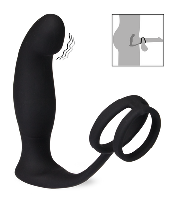 P-Punkt-Vibrator mit Doppel-Cockring Wandering