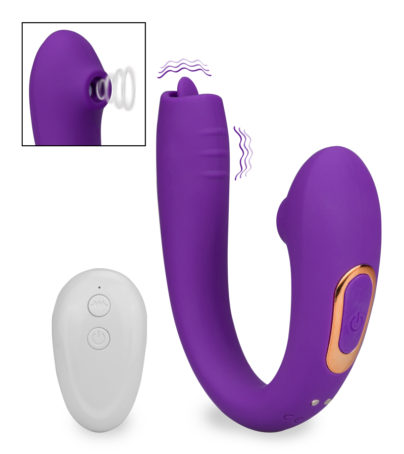 Paarvibrator und Druckwellenstimulator Ades