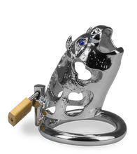 Laden Sie das Bild in den Galerie-Viewer, Peniskäfig im Design der chinesischen Astrologie Büffel