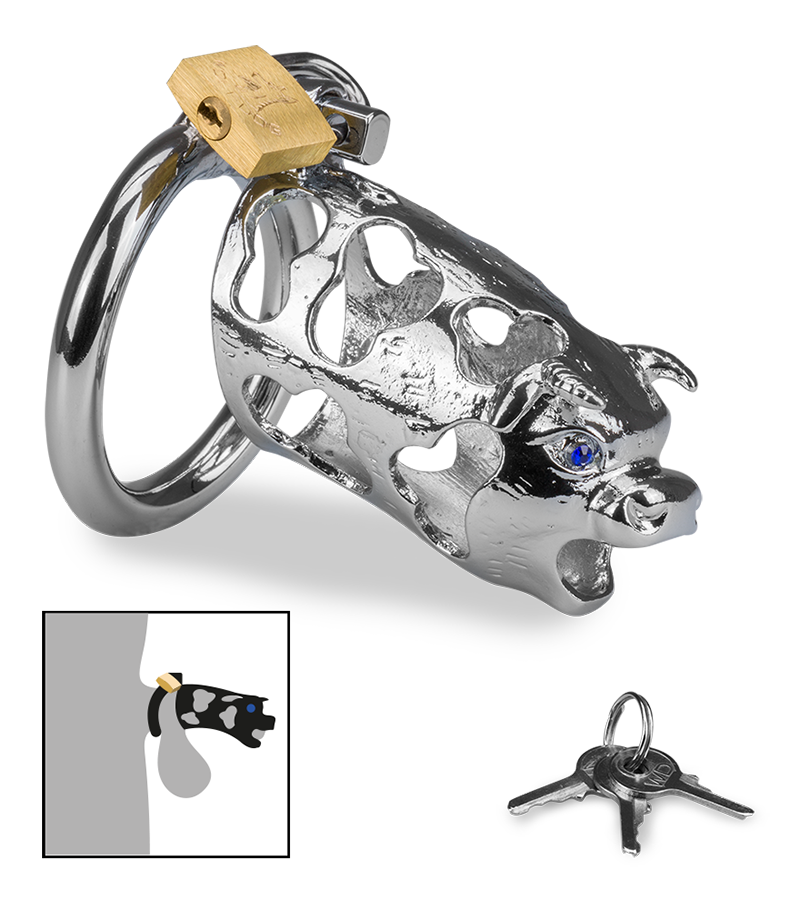 Peniskäfig im Design der chinesischen Astrologie Büffel