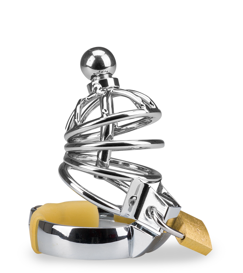 Peniskäfig mit Harnröhrenplug Alcatraz