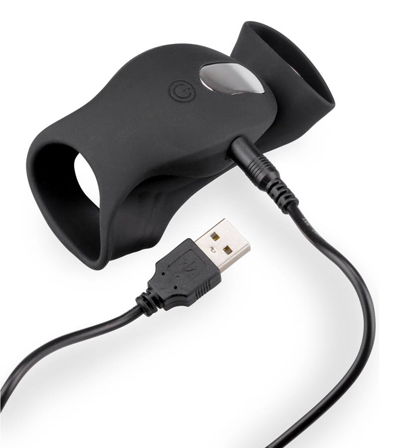 Penismanschette mit Klitorisstimulator 7 Modi