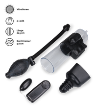 Laden Sie das Bild in den Galerie-Viewer, Penispumpe mit Vibrationsfunktion Plus