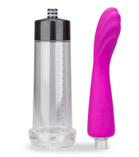Laden Sie das Bild in den Galerie-Viewer, Penispumpe und Vibrator mit 7 Modi