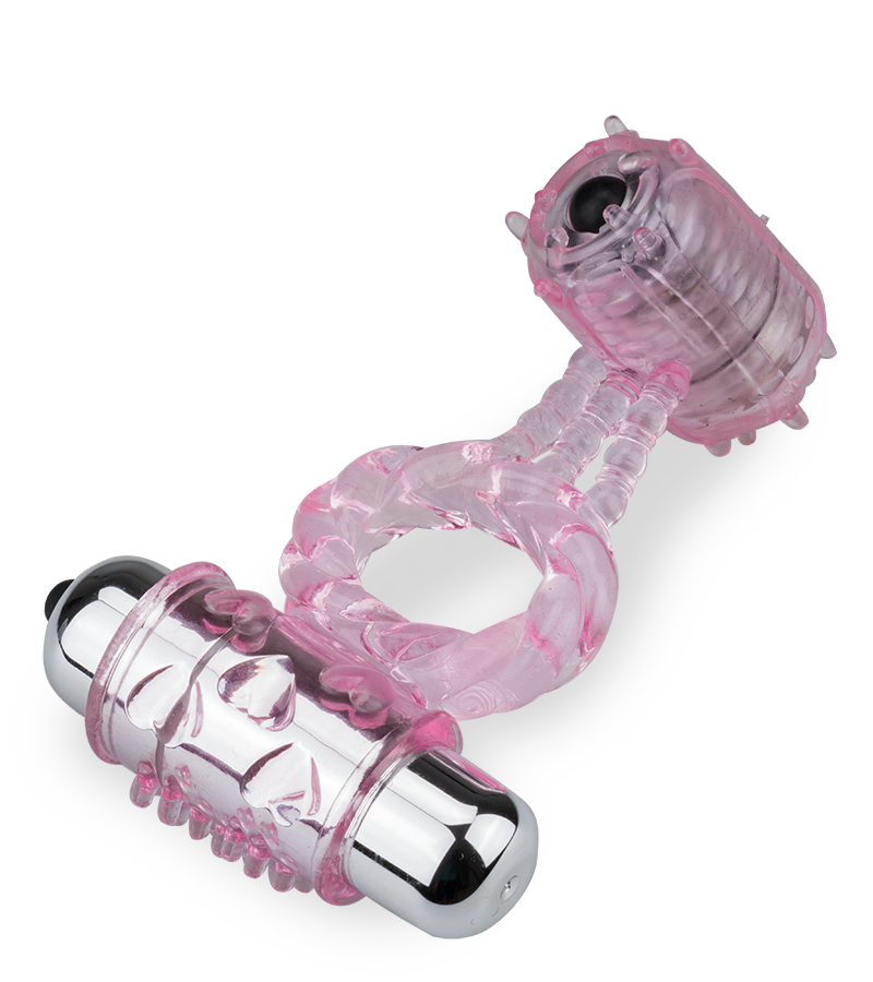 Penisring mit 2 Vibro-Bullets