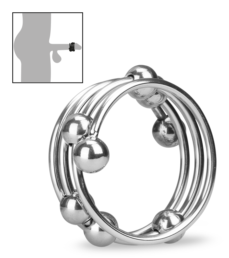 Penisring mit 8 Kugeln Altar