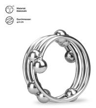 Laden Sie das Bild in den Galerie-Viewer, Penisring mit 8 Kugeln Altar