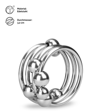 Laden Sie das Bild in den Galerie-Viewer, Penisring mit 8 Kugeln Altar