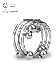 Laden Sie das Bild in den Galerie-Viewer, Penisring mit 8 Kugeln Altar