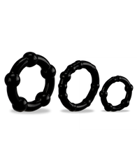 Laden Sie das Bild in den Galerie-Viewer, Penisring-Set 3-teilig