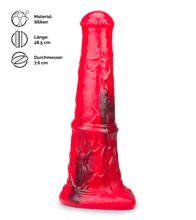 Laden Sie das Bild in den Galerie-Viewer, Pferdedildo mit großem Durchmesser