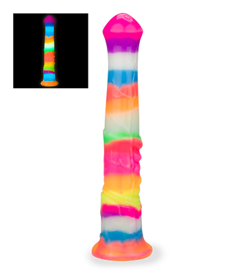 Phosphoreszierender Dildo mit Saugnapf Pferd