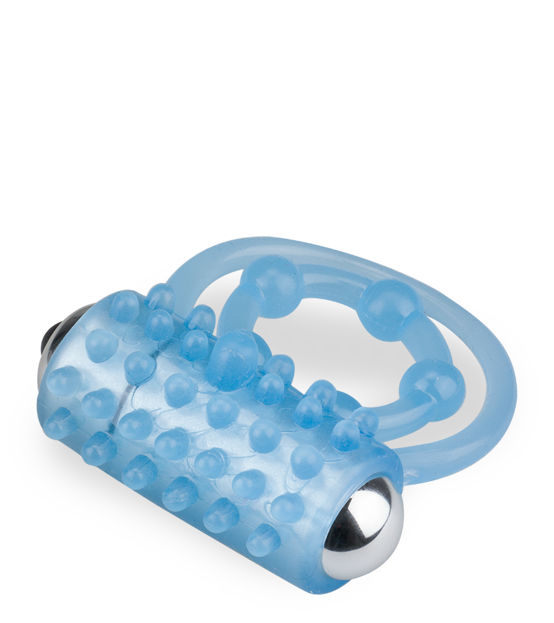 Phosphoreszierender Doppel-Cockring mit Vibration Lumino