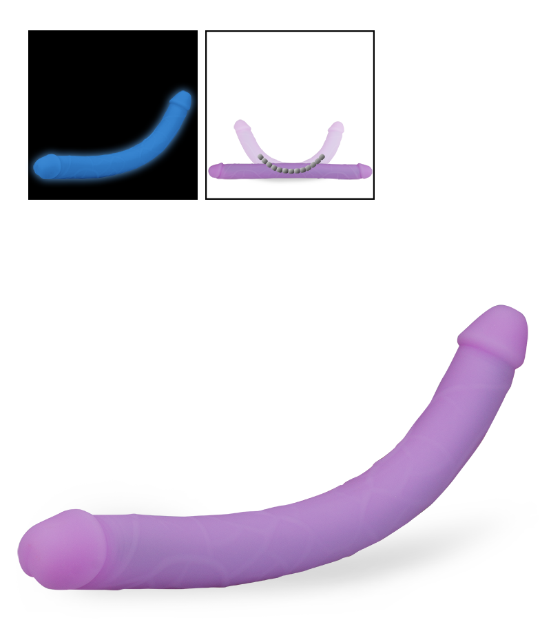 Phosphoreszierender Doppeldildo Blair