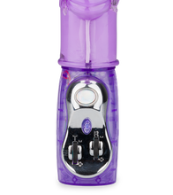 Laden Sie das Bild in den Galerie-Viewer, Pinker XL-Rabbit-Vibrator Butterfly mit Stoßfunktion