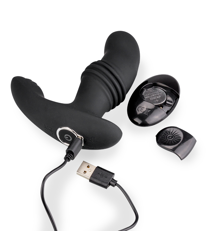 Prostata-Massagegerät mit Vibration und Stoßfunktion Samurai