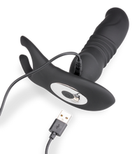 Laden Sie das Bild in den Galerie-Viewer, Prostata-Massagegerät mit Vibrations- und Stoßfunktion und Hoden-Massager Paris